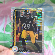 Topps 2025 Chrome Kyle Dugger Pittsburgh Steelers #211 Rookie Card. rookie card picture