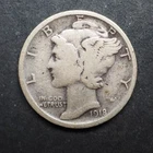 1918  *S*   MERCURY SILVER DIME  ***NICE*** FREE SHIPPING   C1993