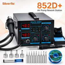 852D Digital 2in1 Soldering Hot Air Rework Station Diaphragm Pump Kit