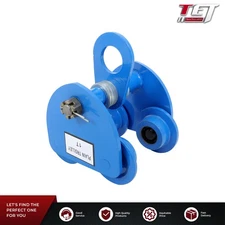 V-Lift Industrial 1 Ton Push Beam Trolley 2,200 Lbs WLL