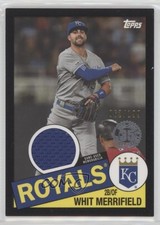 2020 Topps 1985 Topps Baseball Relics Black /199 Whit Merrifield #85R-WM 08ht