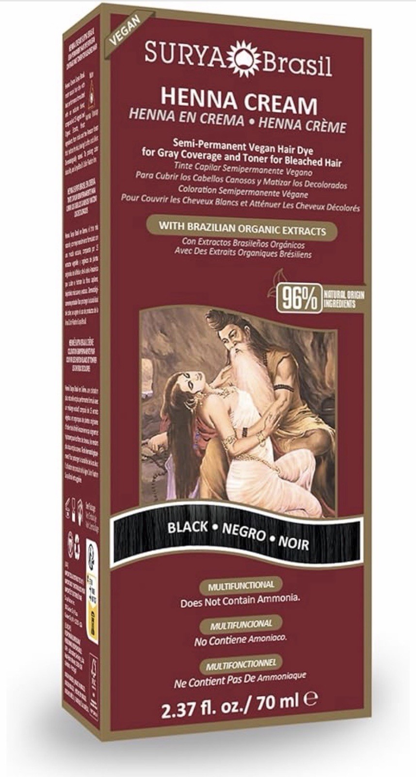 Black 2.37 Fl Oz 70ml - Pack Of 4