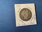 1914 Barber Half Dollar, Good Plus, With 1 1/2 Letters Showing