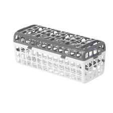 Tot Dishwasher Basket, Gray, Baby Bottle Parts Holder, 1 ct