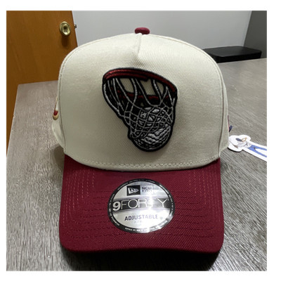 New Era 9FORTY Cleveland Cavaliers NBA Adjustable Hat White/Burgundy