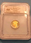 🌈🌈 1942 MERCURY DIME BLACK RUTHENIUM & GOLD  "HUTTO" Hand  SIGNED In  ICG Slab