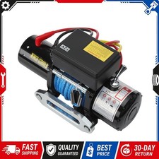 12000lbs Electric Winch 12v Synthetic Cable Truck Trailer Towing Off-road 4wd Us 12000lbs Electric Winch 12v Synthetic Cable Truck Trailer Towing Off-road 4wd Us