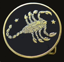 Scorpion Brass Vintage Belt Buckle