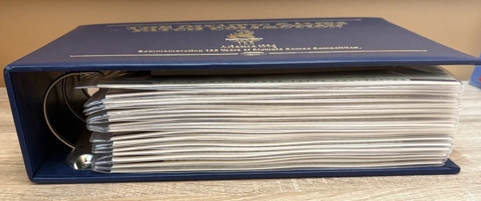 Colección de parches vintage de los Juegos Olímpicos 1896-1996 juego completo con carpeta 100 años Foto 2 de 4