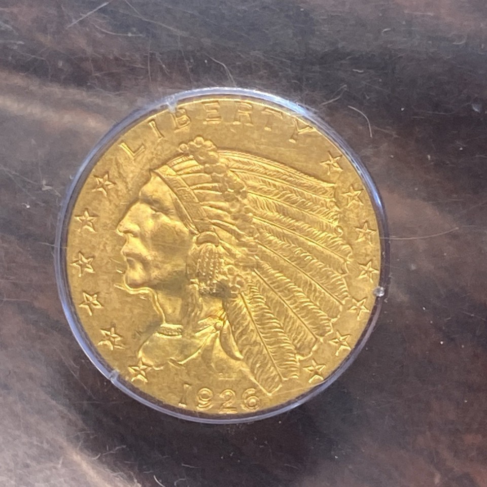 1926 $2.5 Gold Indian PCGS RATTLER MS61! | eBay