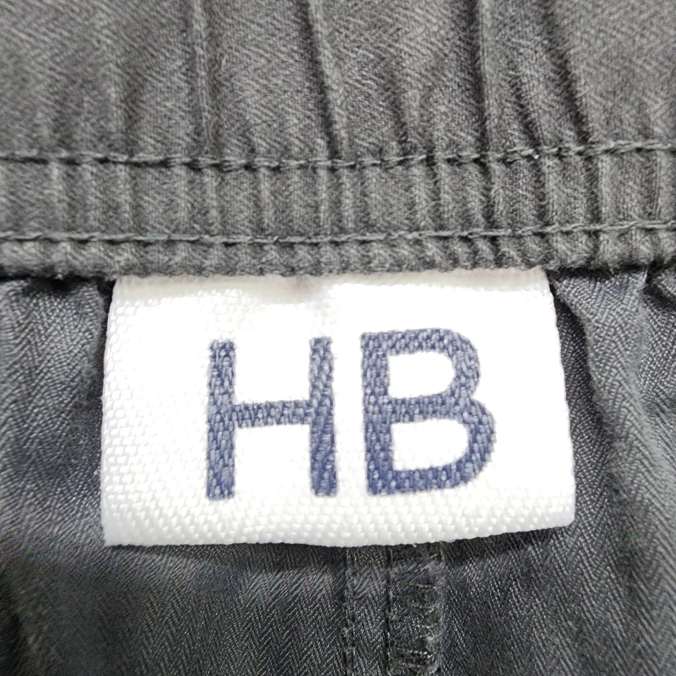 Bermuda Harbor Bay masculina 4XW 30L cinza carga elástica cintura verão ao ar livre - Imagem 4 de 4