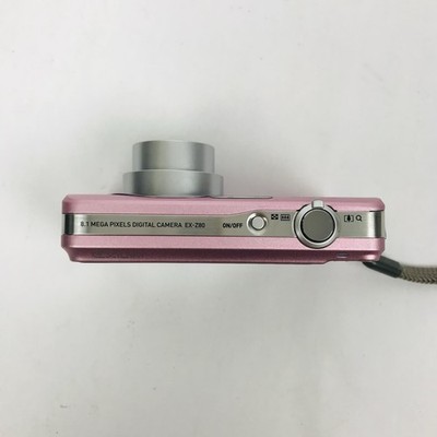 CASIO EXILIM EX-Z80 Pink Digital Camera 8.1MP Tested W/ Battery