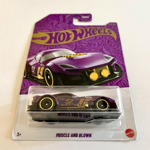 Hot Wheels 2025 Pearl & Chrome 57th Anniversary Muscle and Blown - Picture 6 of 7