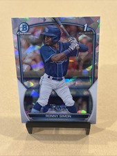 2023 Bowman Chrome Prospects Ronny Simon #BCP112 Cracked Ice Refractor Nm-Mt