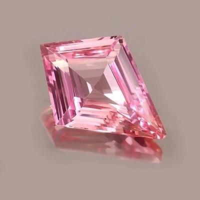 50.02 Ct Natural Flawless Ceylon Padparadscha Sapphire Fancy Cut Loose Gemstone