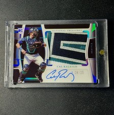 2022 National Treasures Cal Raleigh #109 Midnight RPA Rookie RC Patch Auto /25