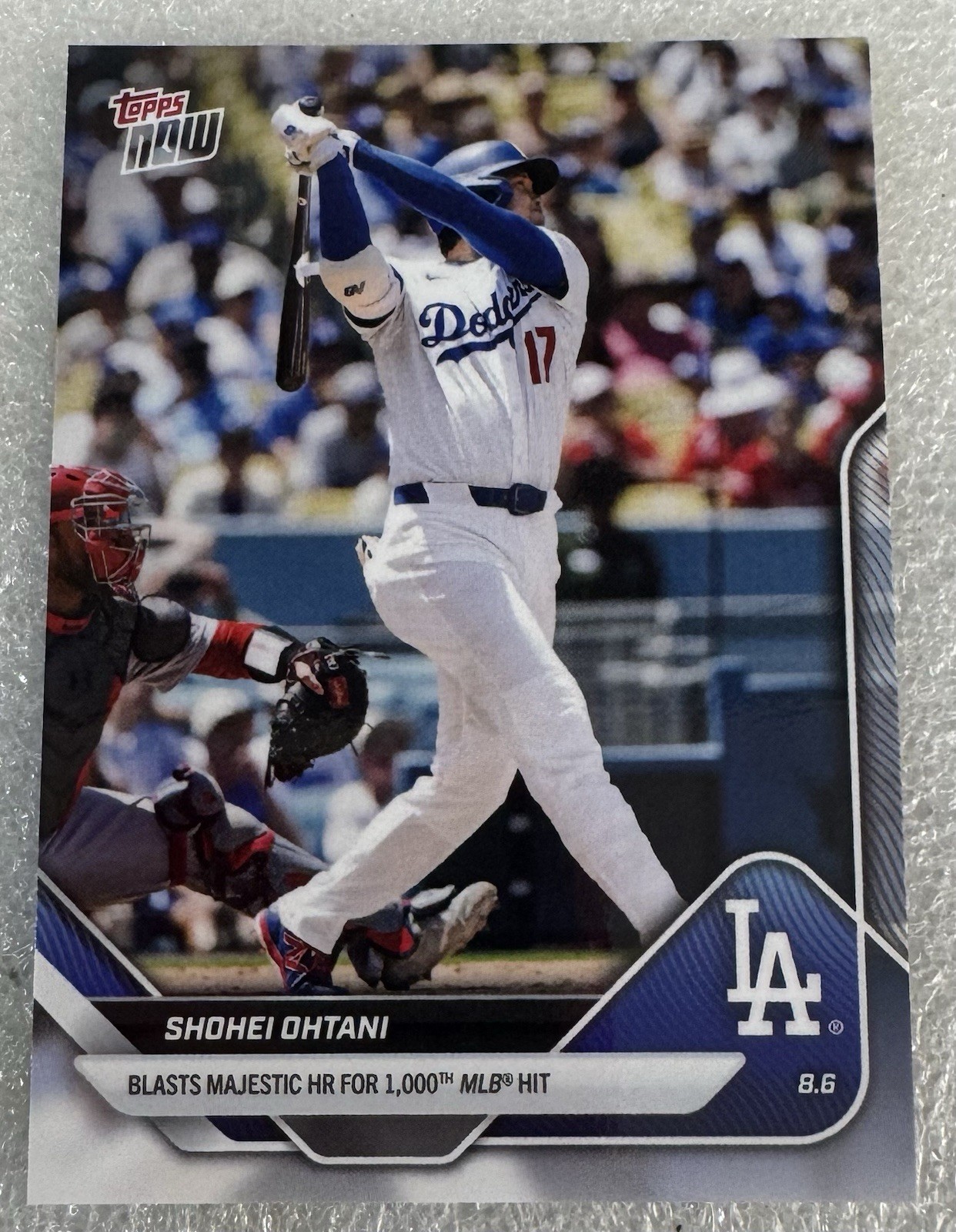 SHOHEI OHTANI 2025 Topps Now HR For 1000th Hit #527