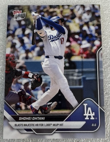 SHOHEI OHTANI 2025 Topps Now HR For 1000th Hit #527