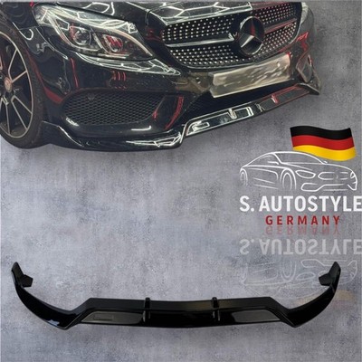 MercedesBenz C Klasse W205 S205 Front Spoiler Lippe 1-Teilig AMG Style Look