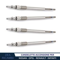 4X Stecker FüR Nissan Pathfinder III (R51) 2.5 DCI Kw126 / 128/140 2005- CD3164