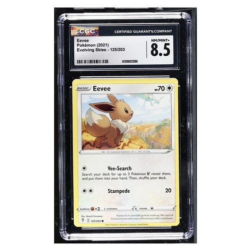 Eevee graded CGC 8.5 for sale on eBay