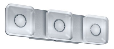 Paulmann WallCeiling eckig Tucana IP44 LED 13,5W Alu eloxiert/Klar 230V Metall/
