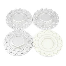6.61in Wheel Center Caps For Bbs Rs Racing Str 606 Bbs Style 5 Matt Silver