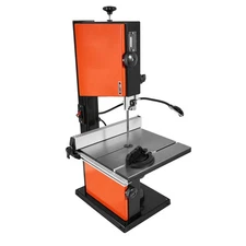 Uimoso 10-Inch Two-Speed Benchtop Bandsaw for Woodworking, 373W 1/2 HP