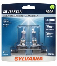 Sylvania Silverstar 9006 Halogen Headlight Bulb Bright White Light 1 Pair