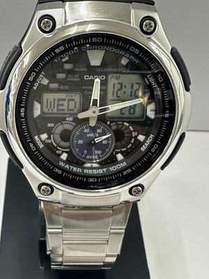 Casio AQ-190WD-1A Rare Find World Time Men s Watch