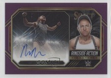 2023 Panini Select WWE Purple Prizm 10/35 Bushwhacker Butch #RA-BTH Auto 1c0k