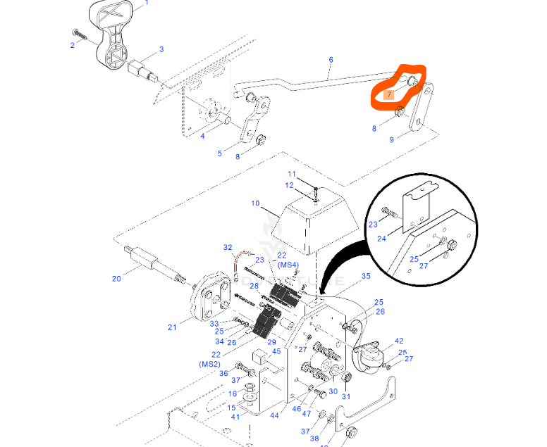 EZGO Forward Reverse flip lok bushing .312, 1996-2011 TXT 22754G3