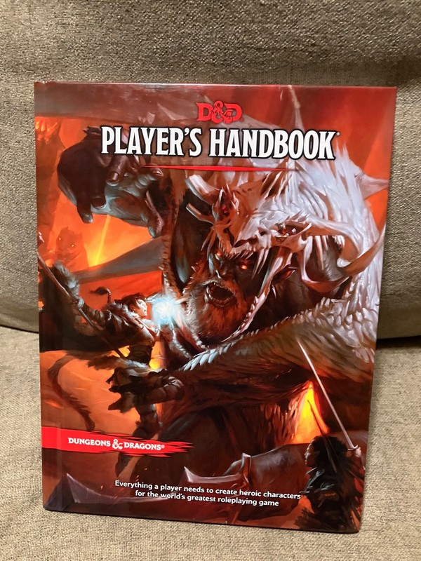 Dungeons & Dragons 5E Player’s Handbook 2014 First Printing Hardcover D&D PHB