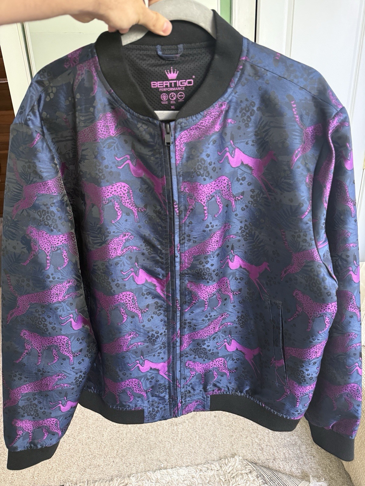 Bertigo Performance Bomber Jacket Men's Large - image 5