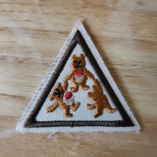Cute Iron-On Patch Girl Scouts Caring and Sha...