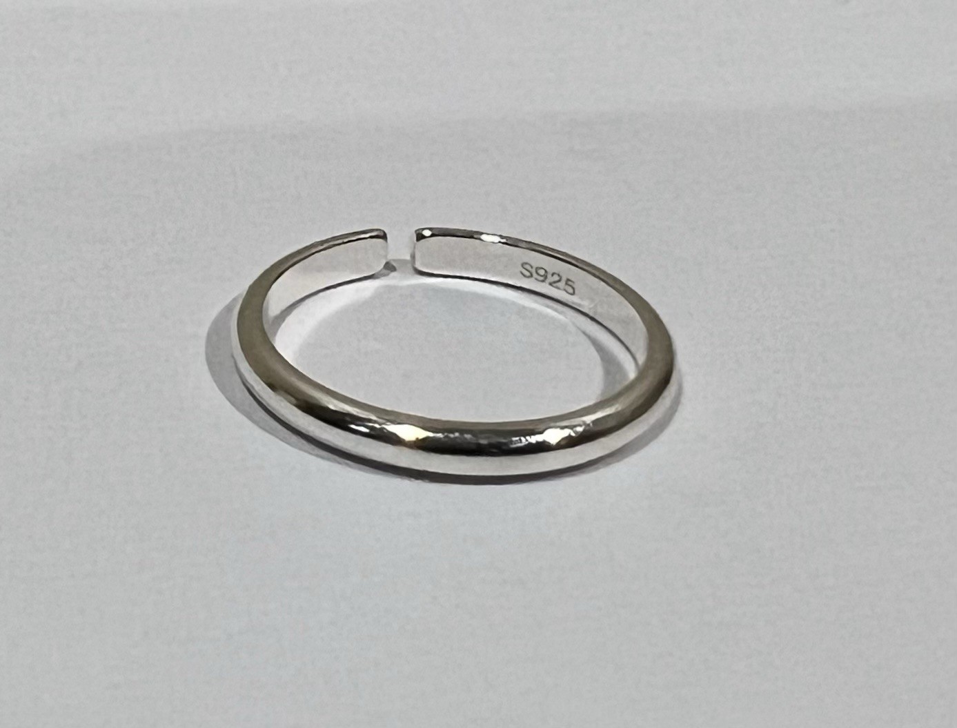 Adjustable Toe Ring Solid 925 Sterling Silver - image 2