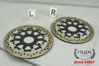 2011 Victory Cross Roads Front Brake Disc Rotor Set CRUISER BLACK #4087