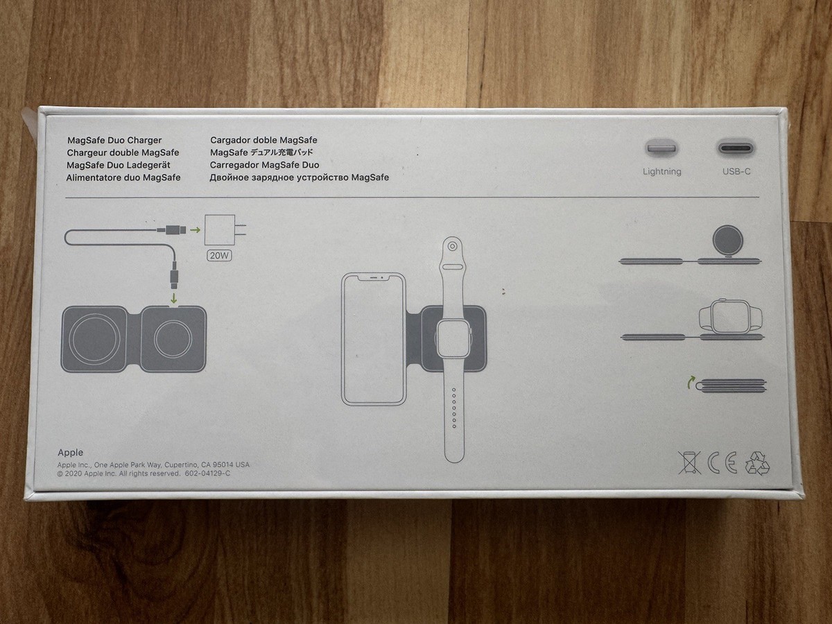スマホアクセサリー MagSafe Duo Charger / MHXF3AM Genuine Original Apple MagSafe Duo Charger MHXF3AM/A For
