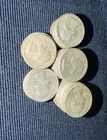 Beautiful Roll of 40 Silver Washington Quarters 1934-1964 90% Silver