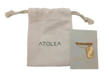 Atolea Waterproof Jewelry Gold Rectangular Sun Pendant Necklace