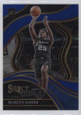 2023-24 Panini Select Courtside Blue Prizm Marcus Sasser #292 12ri