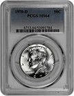 1970 D 50C Kennedy Half Dollar PCGS Graded MS 64