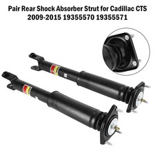 Pair Rear Shock Absorber w/ Electric for Cadillac CTS 09-15 19355570 19355571 ZF