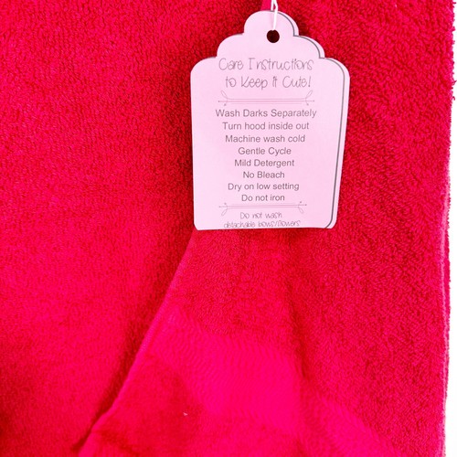 Spiderman Hooded Towel Handmade Red And Blue 52”x31” Bath Towel Kids Boy - Picture 5 of 5