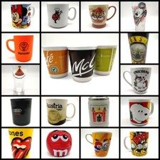 Auswahl Sammeltassen Sammel Tasse Becher Cup Mug Werbung Merch Glas Gläser Fan