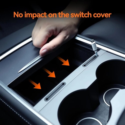For Tesla Model 3 Y Car Central Charging USB Hub Station with Cable Organizer - 第 8/14 張圖片