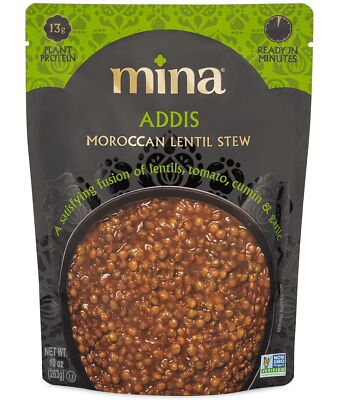 Mina Lentil Stew Addis 10 oz (Pack of 6)