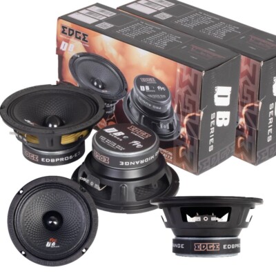 Edge EDBPRO6-E3 - 6,5'' 16,5cm Auto Audio Auto Mitteltöner Lautsprecher 4er Set