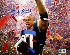 Rodney Harrison Signed New England Patriots 8x10 Photo Beckett Witness BAS COA