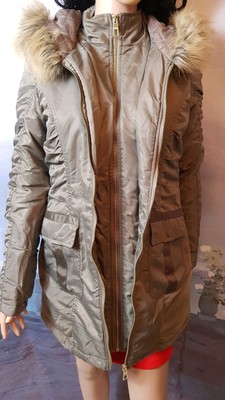 lipsy faux fur hood parka